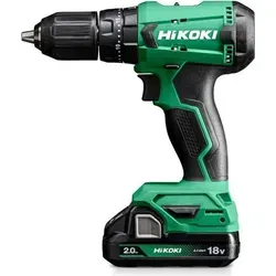 HIKOKI Akku Schlagbohrschrauber DV18DA - Leistungsstarker 18V Schlagbohrschrauber mit 50Nm Drehmoment, 2-Gang-Getriebe und schnellem Werkzeugwechsel dank 13 mm Schnellspannbohrfutter, ideal für alle Bohr- und Schraubarbeiten.