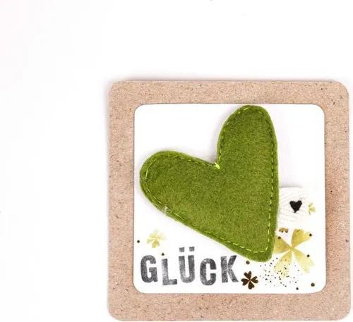 Filzherzmagnet 