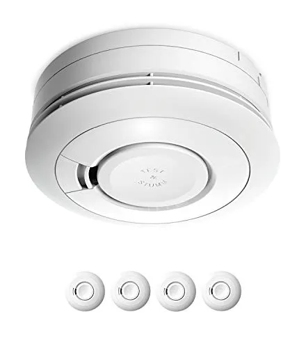 Ei Electronics Ei650 Rauchmelder im 4er Set mit Batterie für 10 Jahre