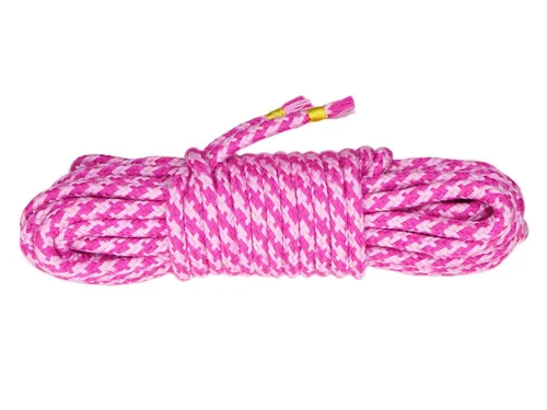 10m Kordeln Bondageseil zweifarbig Rosa Pink Seil Kodel Bunt mehrfarbig Nr.3306