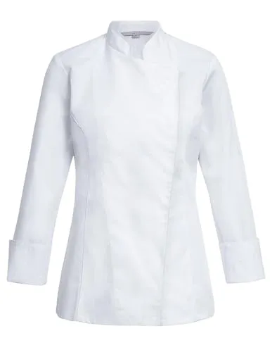 Greiff Damen Kochjacke mit verdeckten Knöpfen 5405.8000 von GREIFF