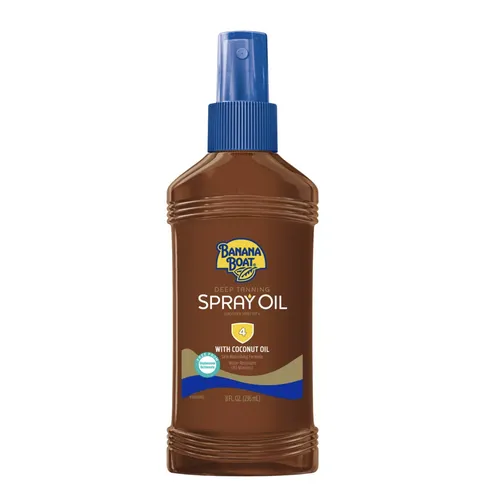 Produktbild Sonnenschutzöl Sonnenspray Körperöl SPF 4 Kokosöl Wasserfest Banana Boat 236 ml