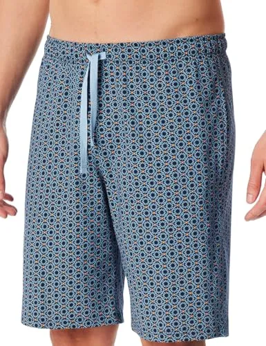 Schiesser Herren Schlafhose kurz Bermuda - Mix + Relax - Organic Cotton - Bequeme kurze Schlafhose für Herren aus hochwertiger Bio-Baumwolle. Ideal für entspannte Nächte und gemütliche Tage.