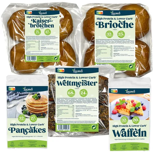 Locawo High Protein & Low Carb* Sunday Morning Brötchen Box von Locawo