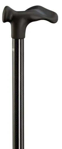 Stockshop Gehstock Gehstock Carbonstock,Griff anatomisch Softgrip,Stock aus Carbon,77-95c