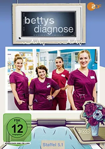 Bettys Diagnose - Staffel 5.1 [3 DVDs] - Drama-Serie über das Leben und die Herausforderungen im Krankenhaus, ideal für Fans von emotionalen Geschichten. Freigegeben ab 12 Jahren.