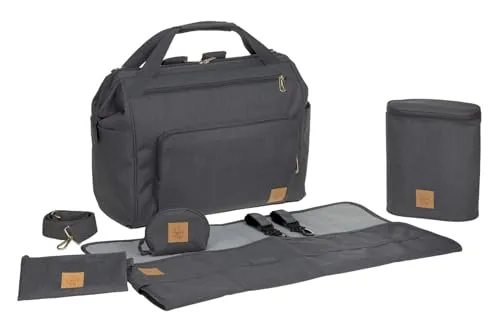 Goldie Twin Rucksack anthrazit in grau von LÄSSIG