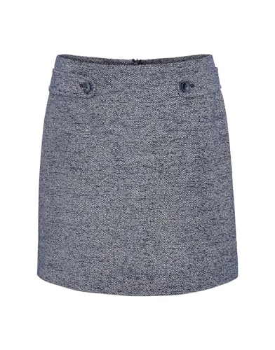 OPUS Damen Minirock | Minirock RABEA Fresh A-Linie aus Viskose Mix Coal Blue, 34