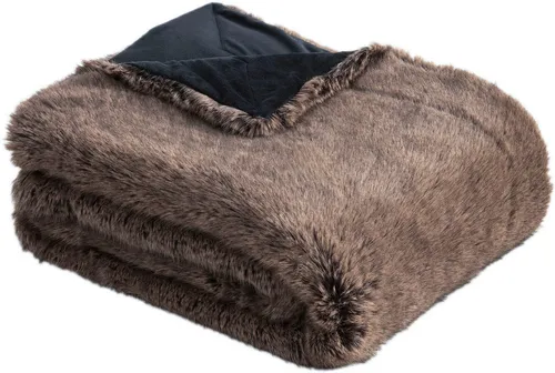 bugatti Kunstfell Decke 150x200 cm in braun von Bugatti