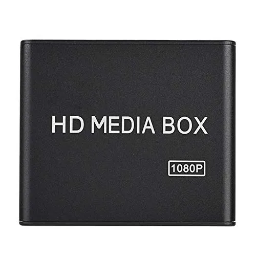 Socobeta Media Player High Definition Media Player Full-HD-Mini-Box Media Player Media Player-Box(EU-Stecker)