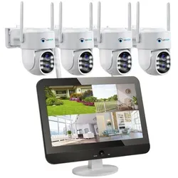 LUVISION Dual WLAN PTZ Überwachungssystem mit 12,5