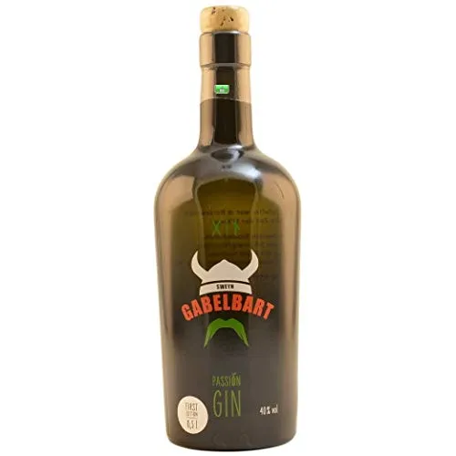 Premium London Dry Gin, Herkunftsland EU, Flasche 500ml - SWEYN GABELBART Passion Gin, 40% vol.
