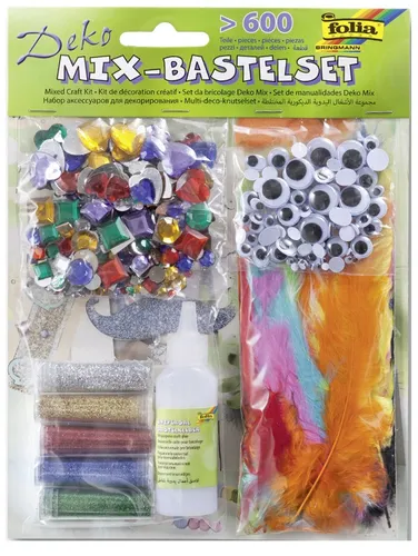 folia Deko-Mix-Bastelset über 600 Teile