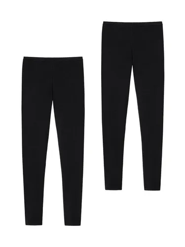 Schiesser Leggings Luxury (2-tlg) Blickdicht thermo-Leggins lange