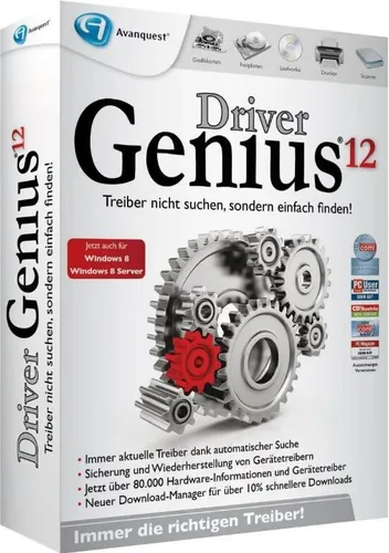 Driver Genius 12 - Treiber-Aktualisierung für 2 PCs - PC- & Videospiele: Effiziente Treiberverwaltung für optimale Systemleistung und einfache Aktualisierung auf Deutsch.