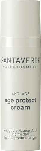 Santaverde Age Protect Creme - Antioxidative Tagespflege mit Aloe Vera und Hyaluron, für strahlende und ebenmäßige Haut