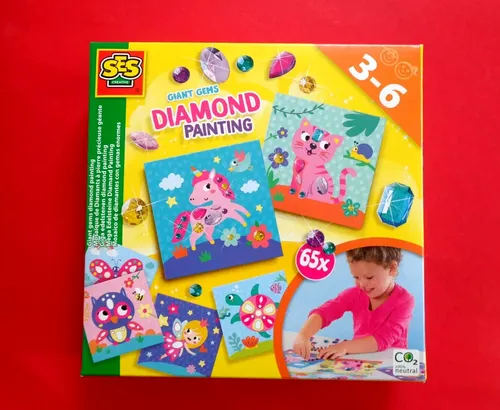 SES Creative Bastelset MEGA EDELSTEINE DIAMOND PAINTING von SES