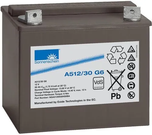 Exide Sonnenschein A512/30 G6 VdS 12V 30Ah von GNB / Exide