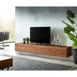 DELIFE TV-Board Stonegrace Akazie Braun von Delife