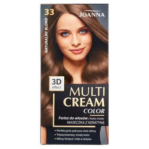 Multi Cream Color farba do włosów 33 Naturalny Blond Joanna 5901018013219
