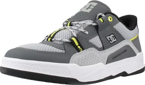 DC Shoes 70s Inspired Volleyball Sneaker für Herren – Graulimette - Stylische Herren Sneaker aus Leder und Mesh in Graulimette. Mit leichter Gummisohle und Low-Cut-Design ideal für lässige Looks und Komfort im Alltag. Perfekt für Freizeit und Streetstyle.