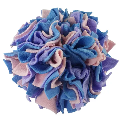 Nobby Schnüffelball Colore rosa-blau 15 cm für Hunde, Futterversteckspielzeug