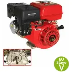 Komplett-motor Launtop Petrol Motor Horizontal Zylinderwelle 25,4 X 80 420 Ccm