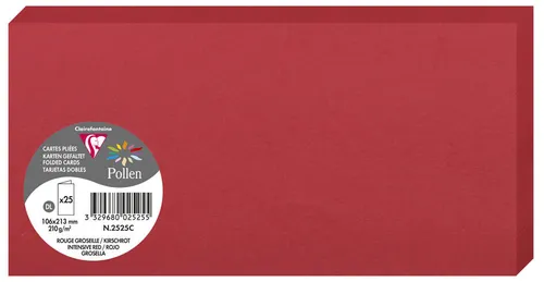 Drucker- & Kopierpapier Rot von Pollen by Clairefontaine