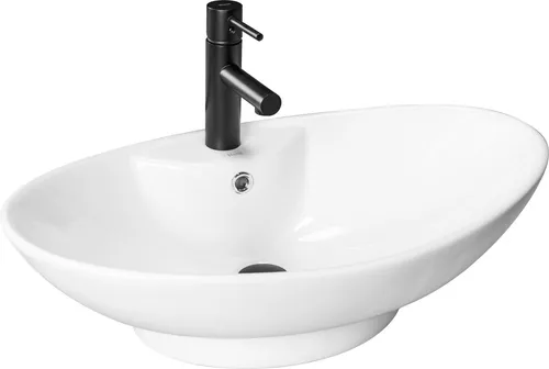 Rea Aufsatzwaschbecken Rosa Oval White in weiß von REA