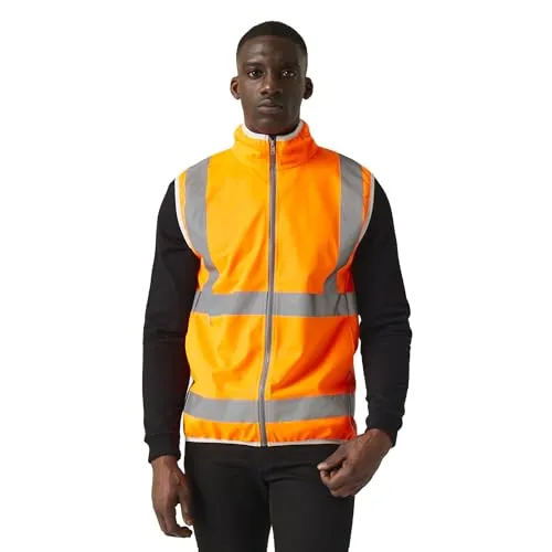 Pro Hi-Vis Full Zip Gilet Arbeitsweste