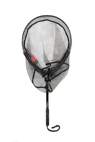 Fox Rage Short Street Net 40x50cm - Hochwertiger Raubfischkescher für Zander & Barsch - Angelnetz für Streetfishing mit gummiertem Netz und leichtem Kohlefaserstab. Ideal für aktive Raubfischangler, transportfreundlich und stabil.
