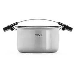 WOLL® Concept Pro Kochtopf Ø 20cm - 5-Schicht-Material - Kochtopf für alle Herdarten, inkl. Induktion. Mit multifunktionalem Deckel für perfekte Hitzeverteilung und 25 Jahre Garantie.