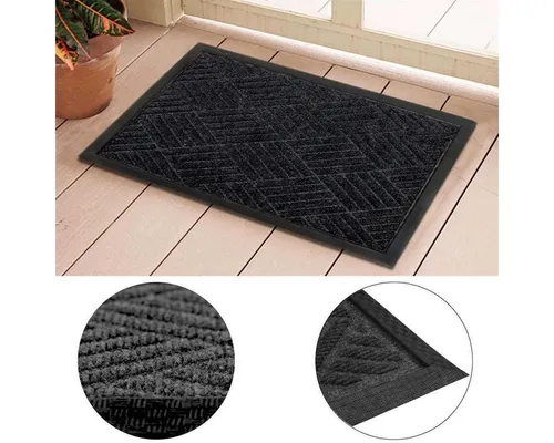 Bestlivings Fußmatte, 25x50 cm, Hochwertig, für Innen- und Außenbereich Robuste Türmatte