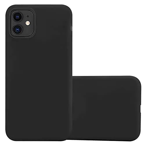 Cadorabo Hülle kompatibel mit Apple iPhone 11 Schutzhülle TPU Silikon Case Candy Design Slim Kratzfest Weiche Gummi mit Rundumschutz Case Hülle für iPhone 11 in Schwarz