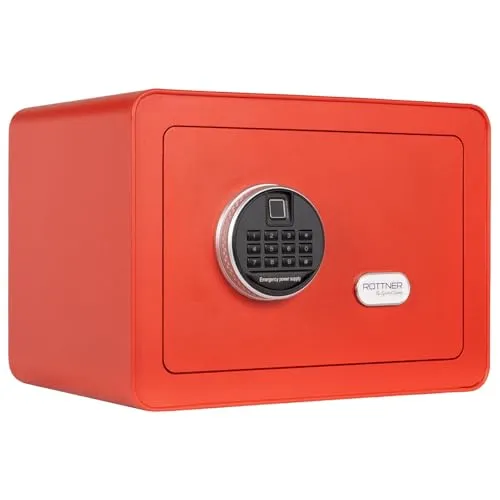 Rottner Möbeltresor Vintage-Red mit Elektronikschloss und Fingerprint - SICHERHEIT: Der Rottner Vintage-Red Möbeltresor bietet zuverlässigen Schutz für Ihre Wertsachen. Mit modernem Elektronikschloss und Fingerprint für einfachen Zugang, ideal für Schmuck und Bargeld.
