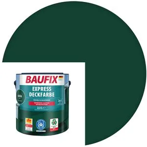 Produktbild BAUFIX Express Deckfarbe grün, matt, 2.5 Liter