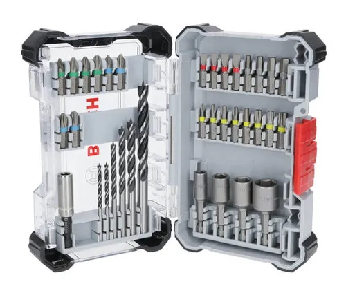 Bosch 35x Extra Hard Schrauberbit- und PRO Wood Bohrer-Set von Bosch Professional