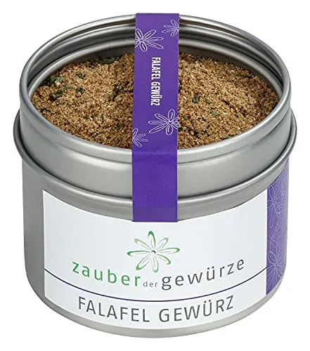 Zauber der Gewürze Falafel Gewürz – Orientalische Gewürzmischung für die Zubereitung von Falafel-Kichererbsenbällchen, ideal für vielseitige vegetarische Gerichte, 45 g