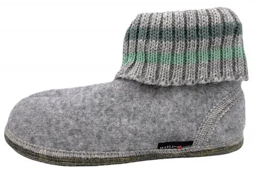 Haflinger Hausschuh grau 45 EU