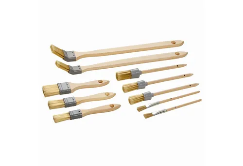 ARLI Pinsel Set, (Set, 10 St), Flachpinsel Ringpinsel Eckenpinsel Universalpinsel für Malerarbeiten