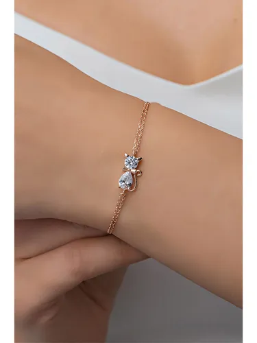 Heliophilia Silber-Armkette mit Goldbeschichtung für Damen