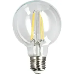 DARI LED Filament dekorative Glühbirne, 7W, E27, 3000K, 806lm, 230V, CLEAR G80, EDO777631