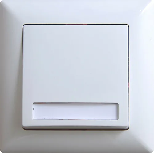 Gunsan Visage Klingeltaster mit Namensschild Unterputz Steckklemm-System Weiss