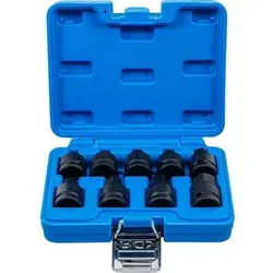 BGS 5485 | 9-tlg. Kraft-Bit-Einsatz-Satz - Werkzeug-Set aus robustem Chrom-Molybdän-Stahl, ideal für Hand- und Schlagschrauberbetrieb, inklusive 9 Innensechskant-Bits für maximale Drehmomente bis 682 Nm.