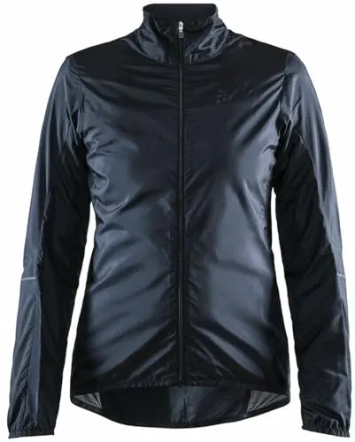 Craft Damen Jacke Essence Light Wind Jacket M - Fahrradbekleidung für Damen, leichte Windjacke aus 100% Polyester, ideal für Radsport und Outdoor-Aktivitäten.