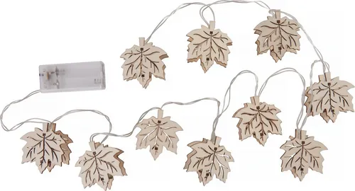 VBS Lichterkette Lichterkette Ahornblätter, 10 flammig 140 cm
