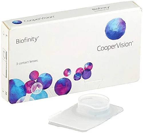 Biofinity Spheric Jahreslinsen weich, 3 Stück / BC 8.6 mm / DIA 14.0 mm / +5.5 Dioptrien