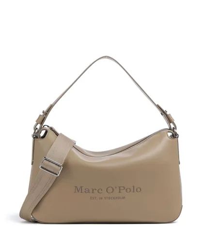 Marc O'Polo Valli M Beuteltasche für Damen in Taupe - Stilvolle Beuteltasche aus hochwertigem Lederimitat, ideal für den täglichen Gebrauch und mit viel Platz für Ihre Essentials.
