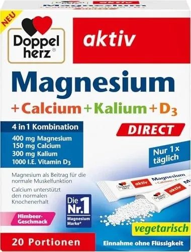 Doppelherz Magnesium + Kalium direct 20 Stück