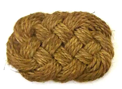 Melody Jane Puppenhaus Miniatur Handgemachte Fußmatte Naturseil Fußmatte